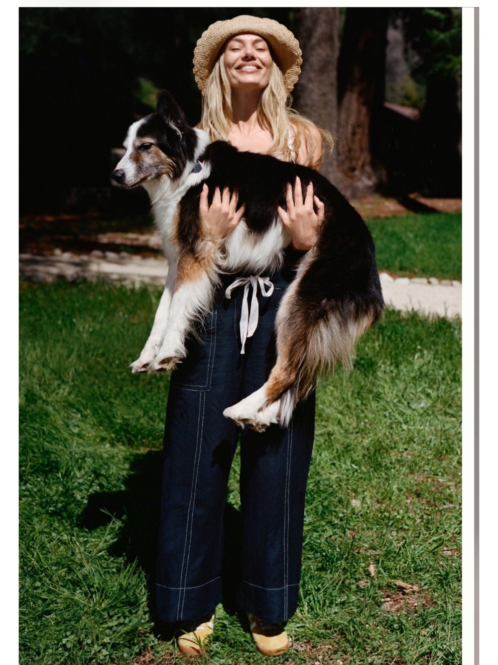 Maeve Linen Blend Pull-On Wide Leg Pants